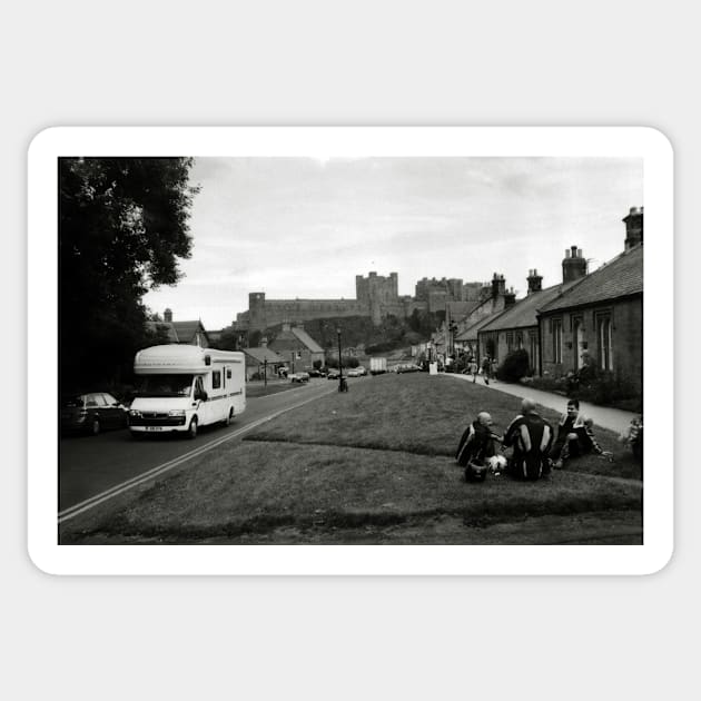 In the village of Bamburgh, Northumberland, UK Sticker by richflintphoto